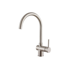 Змішувач кухонний Fabiano FKM 39 S/Steel Inox