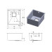 Кухонная мойка Fabiano Quadro 38 R10 (38x44) 1,20 мм