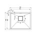 Кухонная мойка Fabiano Quadro 53 R10 (53x44) 1,20 мм