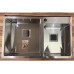 Кухонная мойка Fabiano Quadro TOP 78*2 R10 (78x49) 1,20 мм